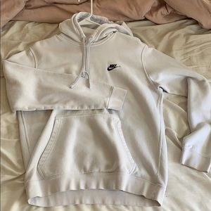 Nike white sweatshirt